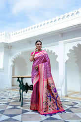 Kanchipuram Silk Paithani Saree